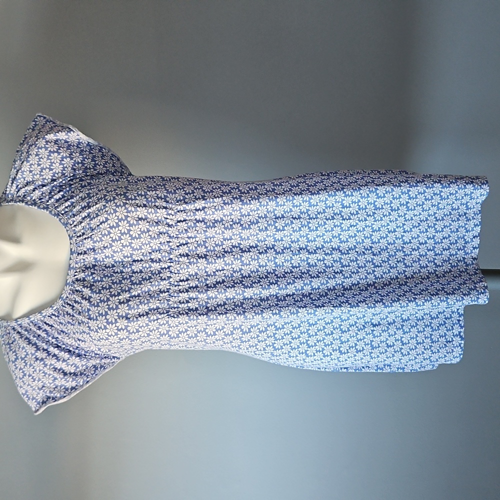 Floral Blue Women's Night Shirt